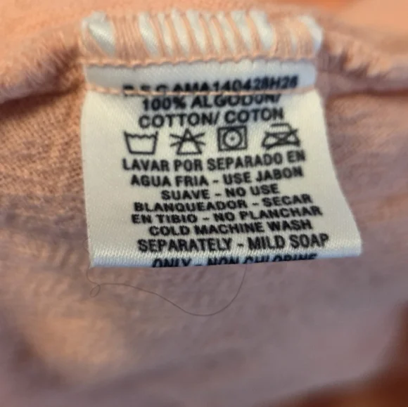 Oh My Gauze Cotton Peach Tunic Top Peach Boho Xl - Picture 5 of 5